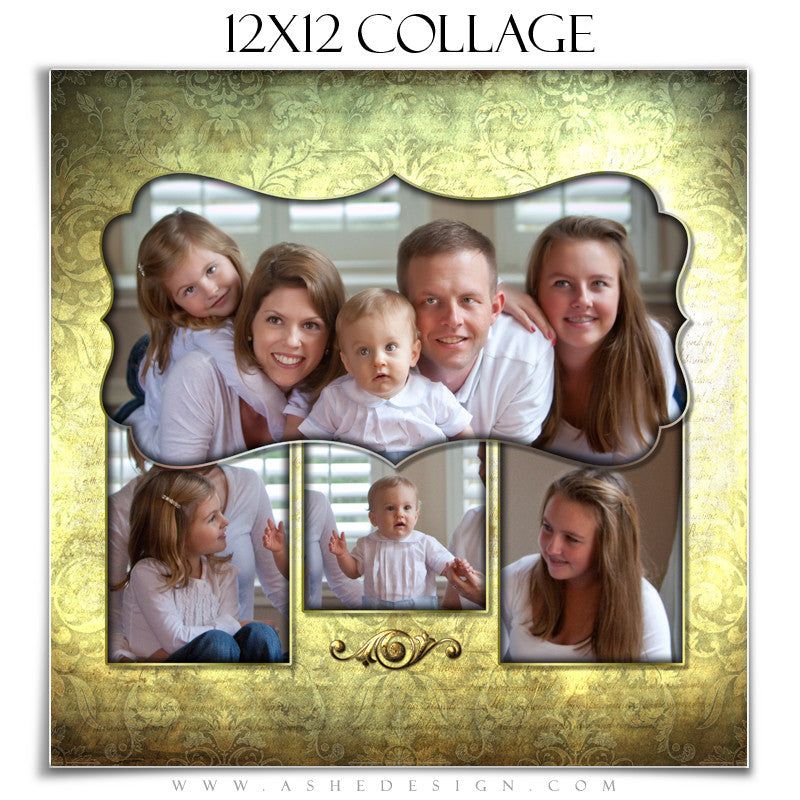 Collage Design (12x12) - Vintage