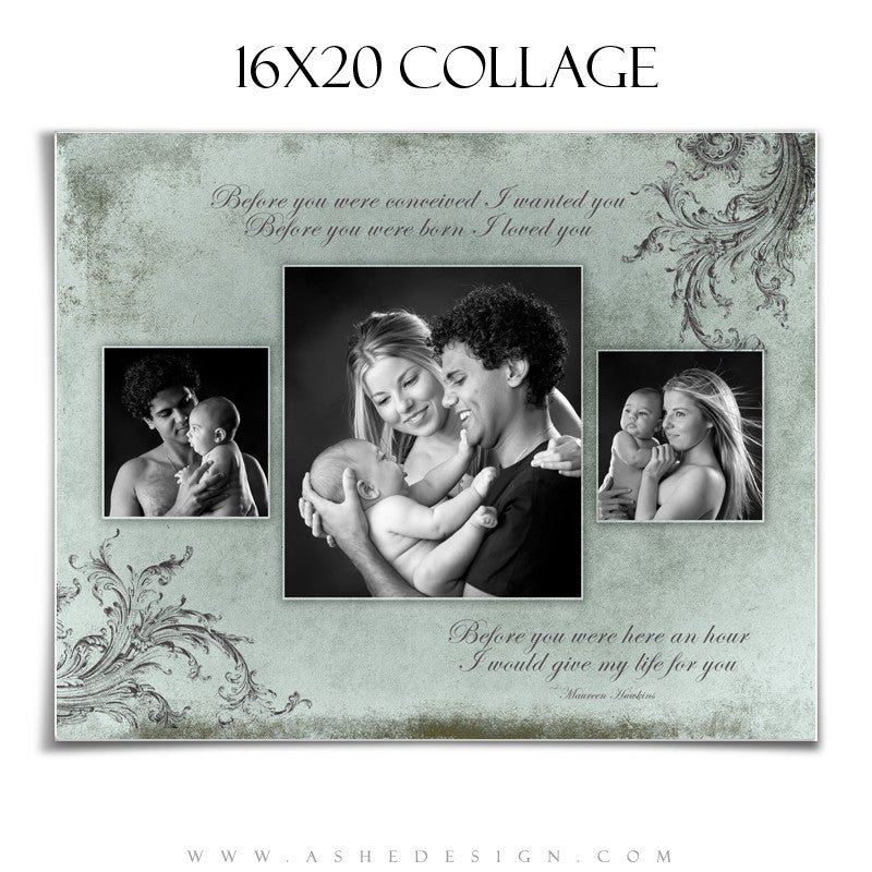Collage Design (16x20) - A Mother's Love