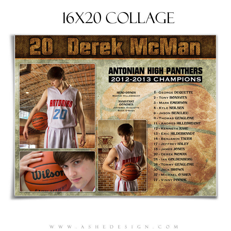 Sports Collage (16x20) - Basketball