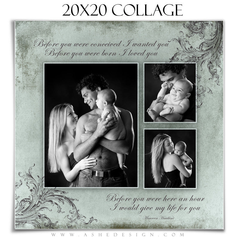 Collage Design (20x20) - A Mother's Love