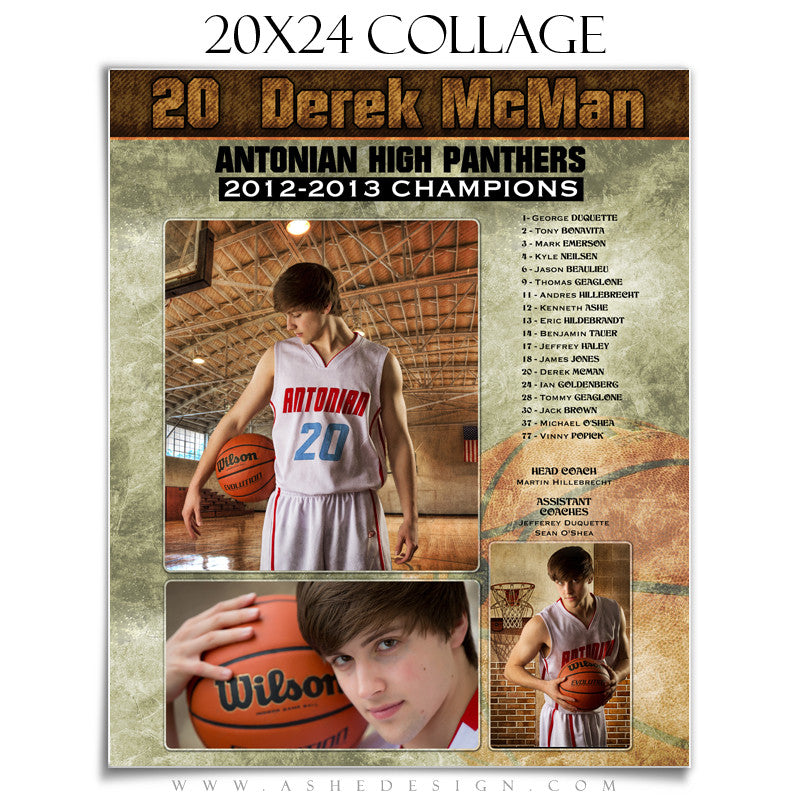Sports Collage (20x24) - Basketball