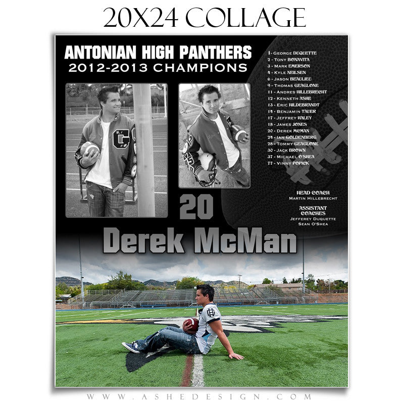 Sports Collage (20x24) - Football