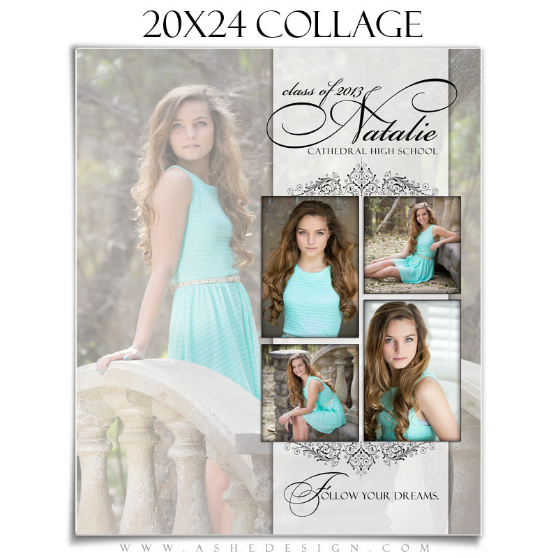 Ashe Design | Photography Template 20x24 | Simply Classic
