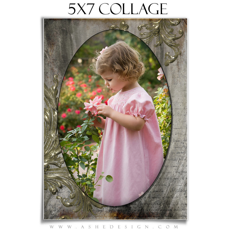 Collage Design (5x7) - Antique Bling