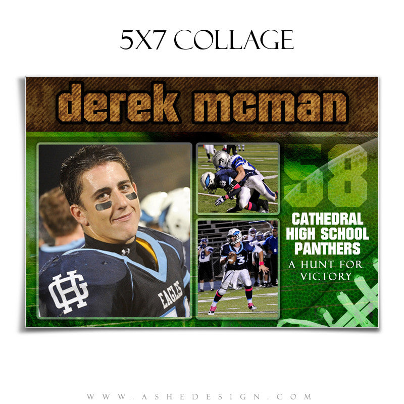 Sports Collage (5x7) - Football