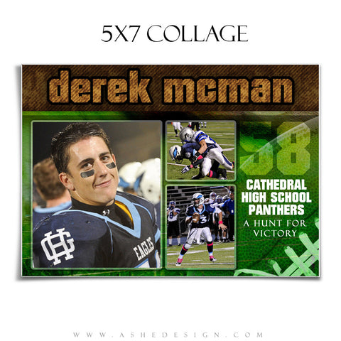 Sports Collage (5x7) - Football
