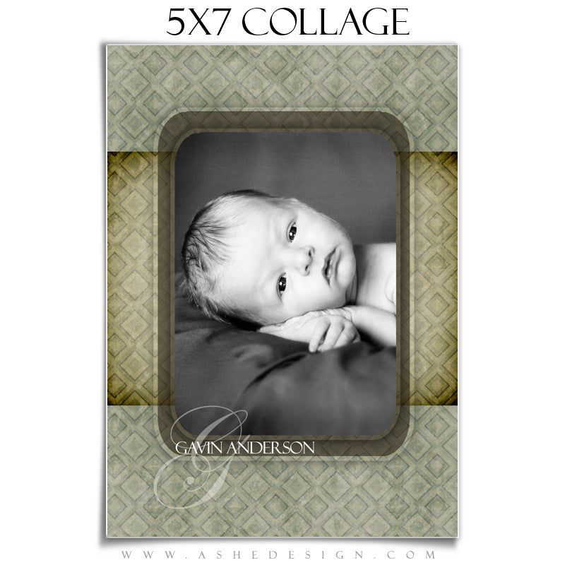Baby Boy Collage (5x7) - Gavin Anderson