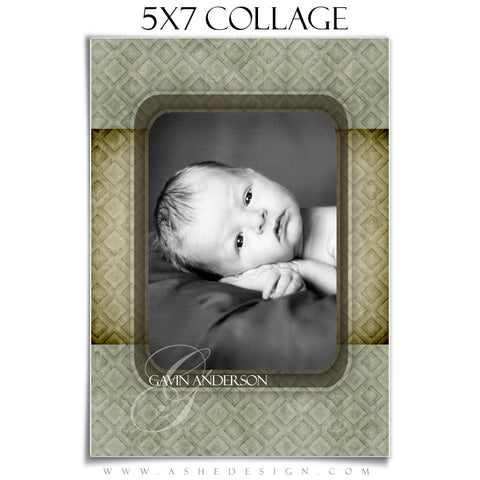 Baby Boy Collage (5x7) - Gavin Anderson