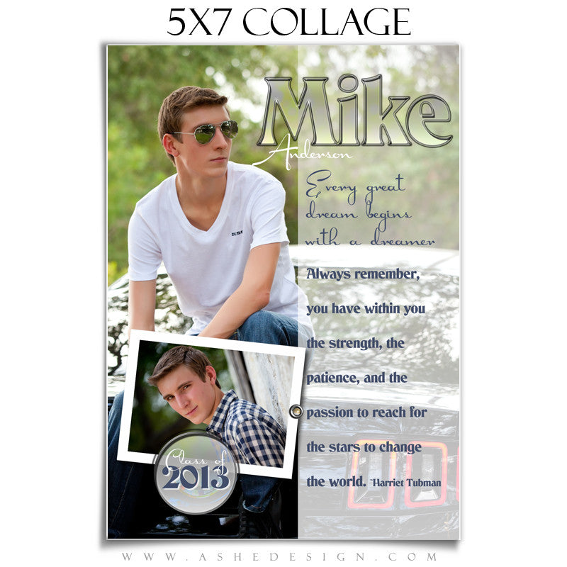 Senior Boy Collage (5x7) - Hot Shots