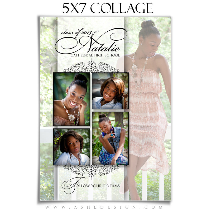 Ashe Design | Simply Classic 5x7 Photography Template