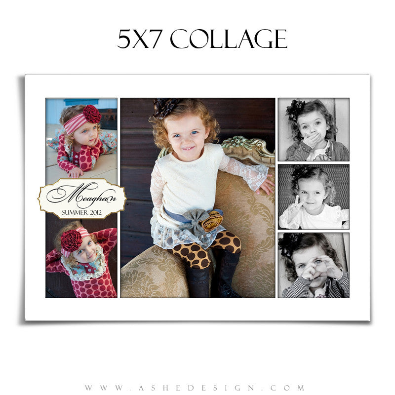 Collage Design (5x7) - Simply White