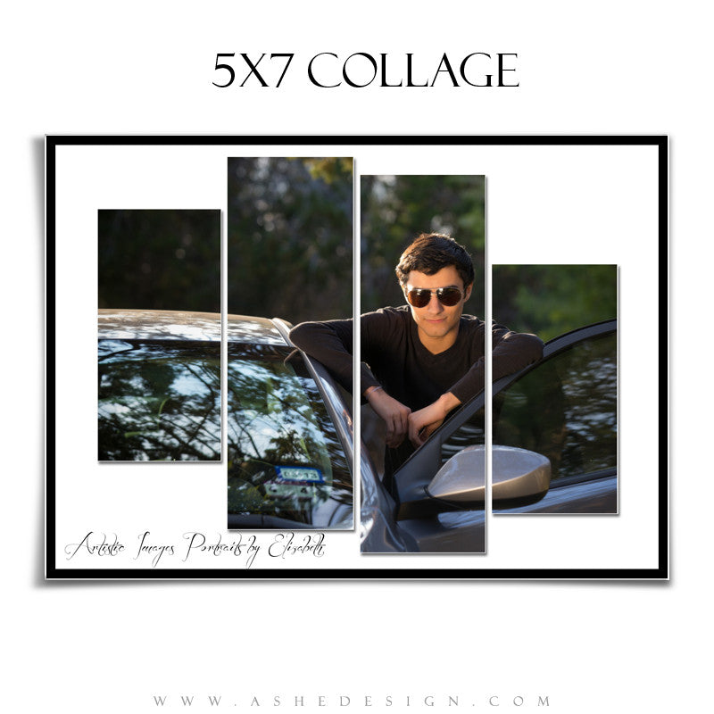 Collage Design (5x7) - Split Panels