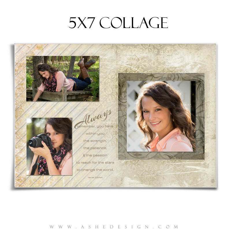 Senior Girl Collage (5x7) - Tess