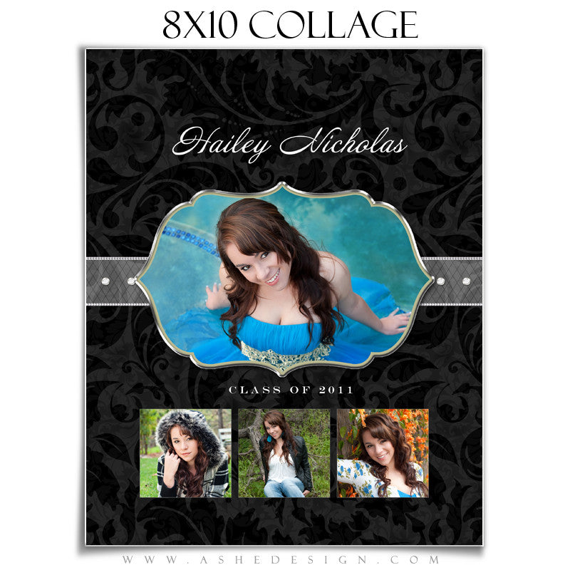 Collage Design (8x10) - Classic Black & White 2011