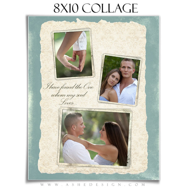 Soul Mate 8x10 Collage Template AsheDesign
