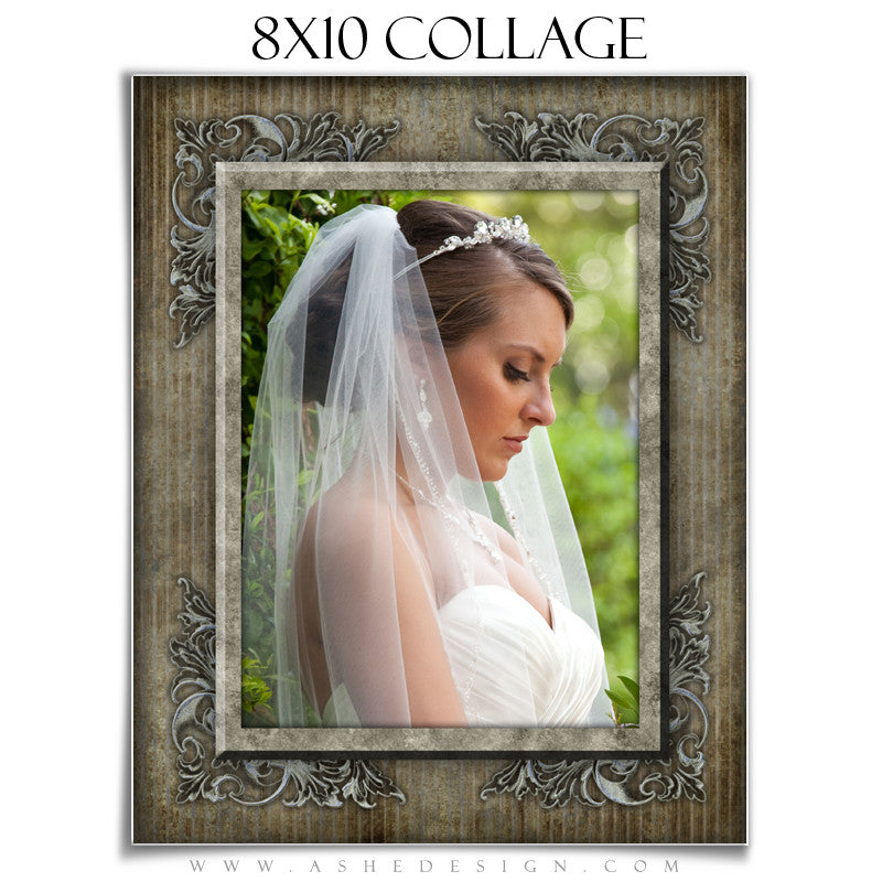 Collage Design (8x10) - Whitewashed