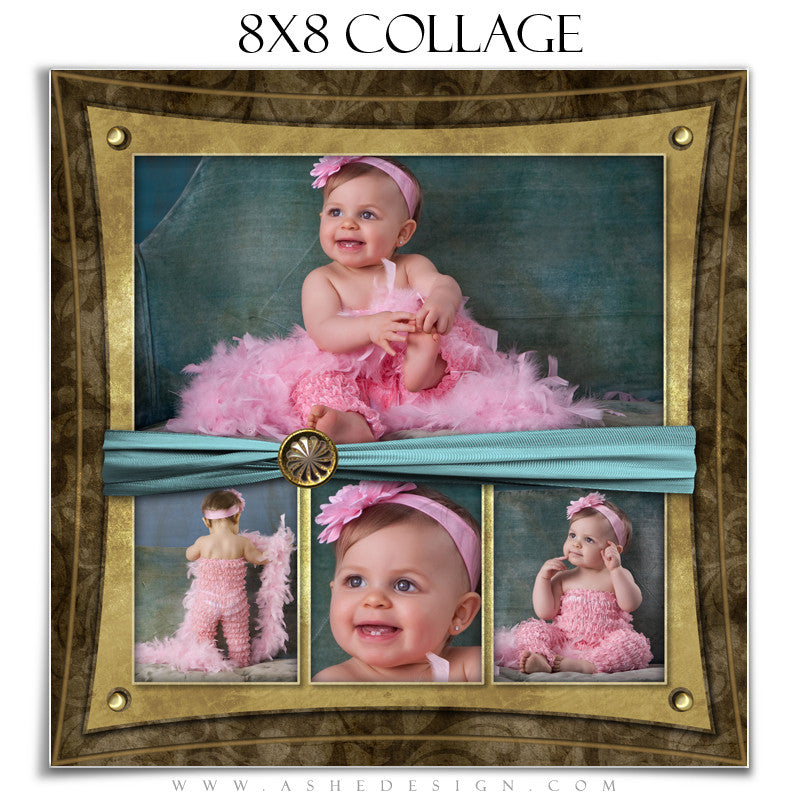 Collage Design (8x8) - Engraved