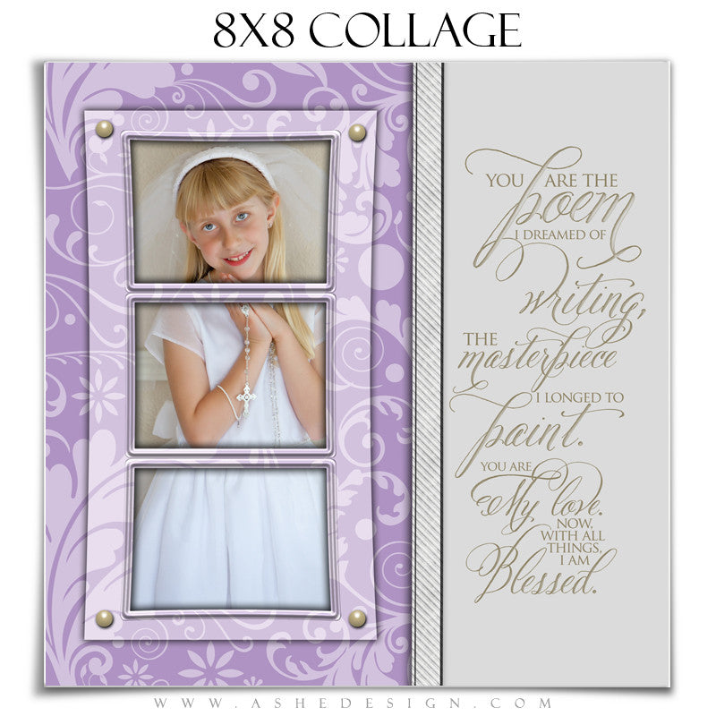 Collage Design (8x8) - Pretty Pastel