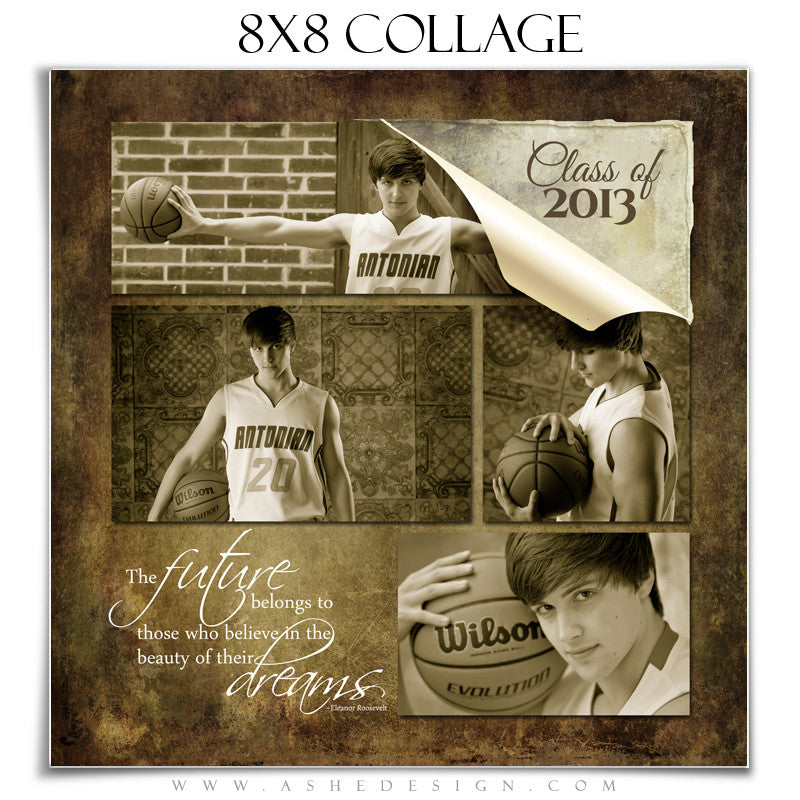 Collage Design (8x8) - Ripped