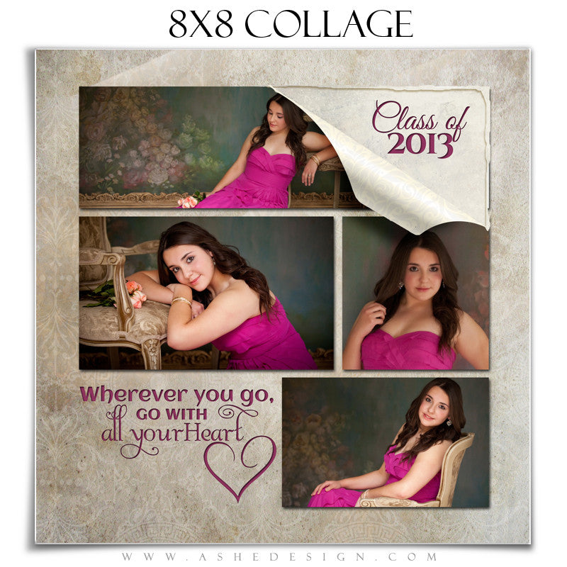 Collage Design (8x8) - Scrolled