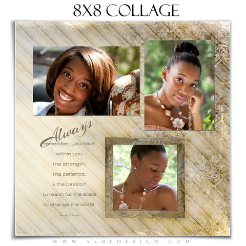 Senior Girl Collage (8x8) - Tess