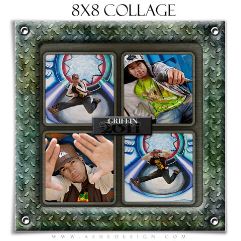 Senior Boy Collage (8x8) - Urban Blade