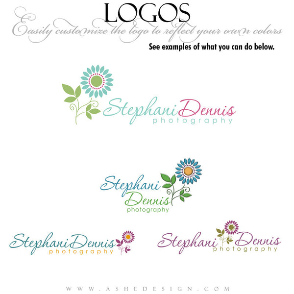 Customizable Logo - Pretty Petals