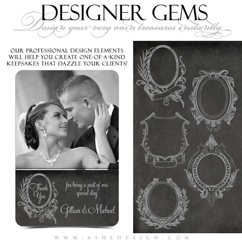 Designer Gems - Chalkboard Emblems