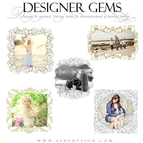 Designer Gems - Enamor Frames 10x10