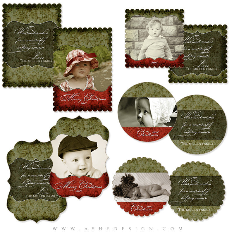 Die Cut Card Design Set - Christmas Memories