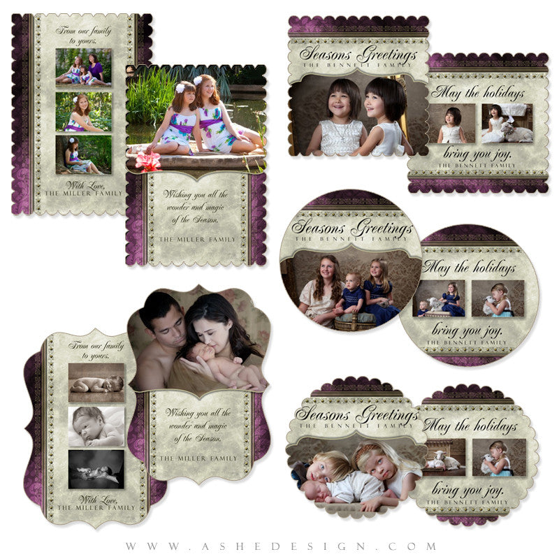 Die Cut Card Design Set - Christmas Wish