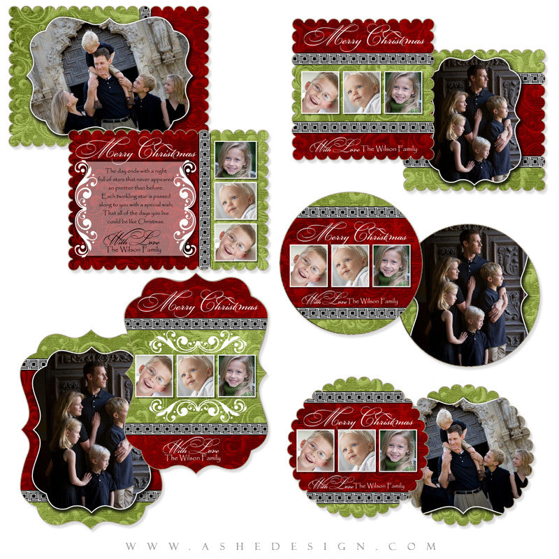 Die Cut Card Design Set - Joy