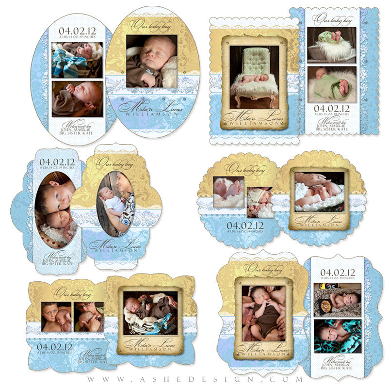 Die Cut Card Design Set - Milan Lucas