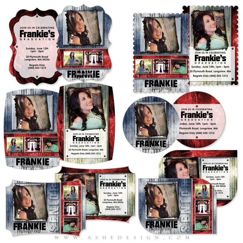 Die Cut Card Design Set - Riveted