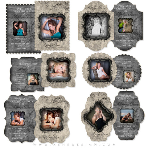 Die Cut Card Design Set - Timeless Beauty