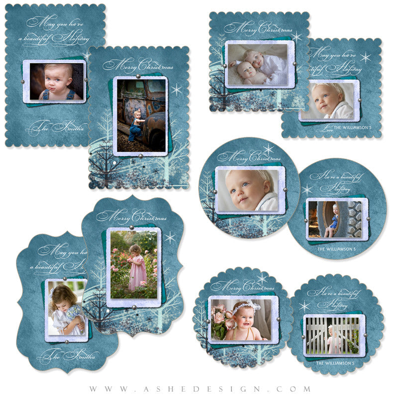 Die Cut Card Design Set - Winter Wonderland