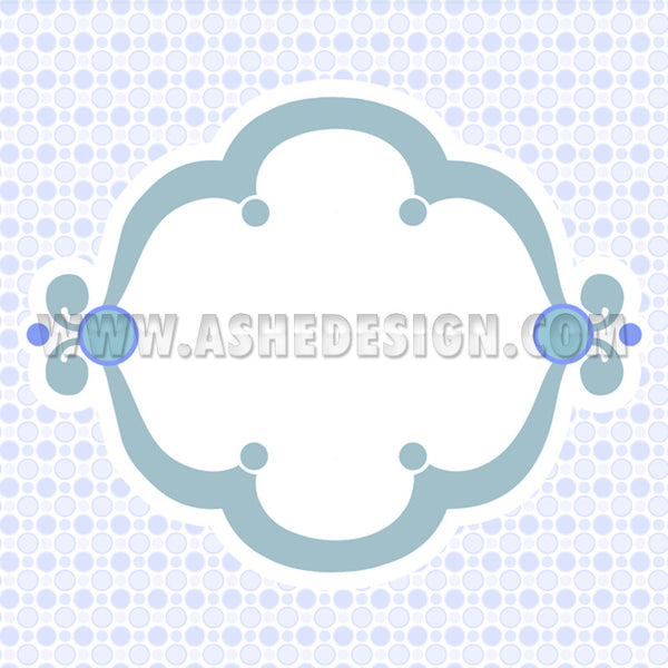 Ashe Design | Digital Designer Paper2 | Bubble Gum Blue