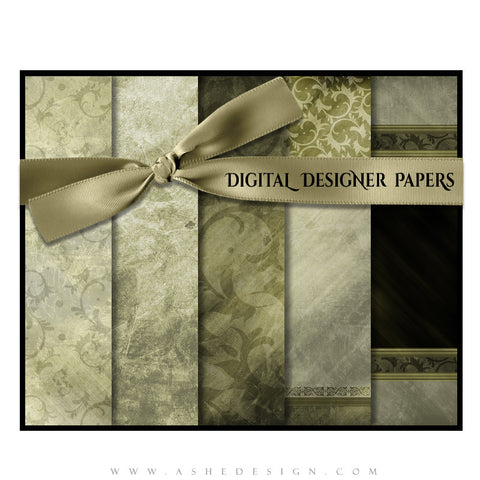 Digital Paper Set | Elegant Brushed Grunge (Vol. 2) full set