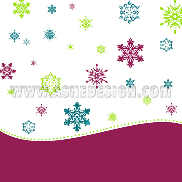 Digital Designer Paper Set - Santa Baby