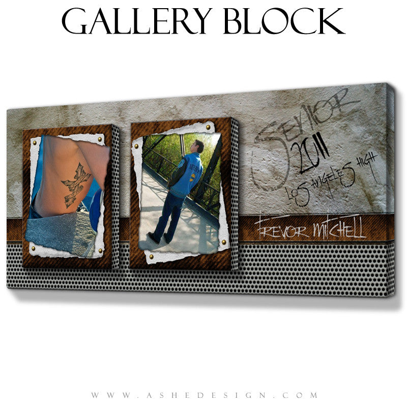 Gallery Block Design - Scrap Metal
