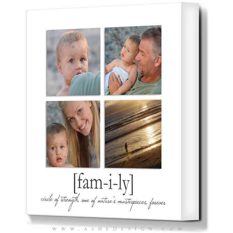 Ashe Design | True Meaning 16x16 Gallery Wrap