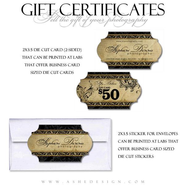 Gift Certificate Designs - Rejoice