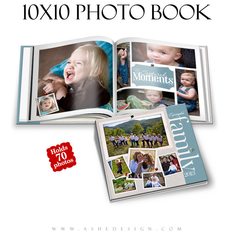 Photo Book Template (10x10) - Family Time