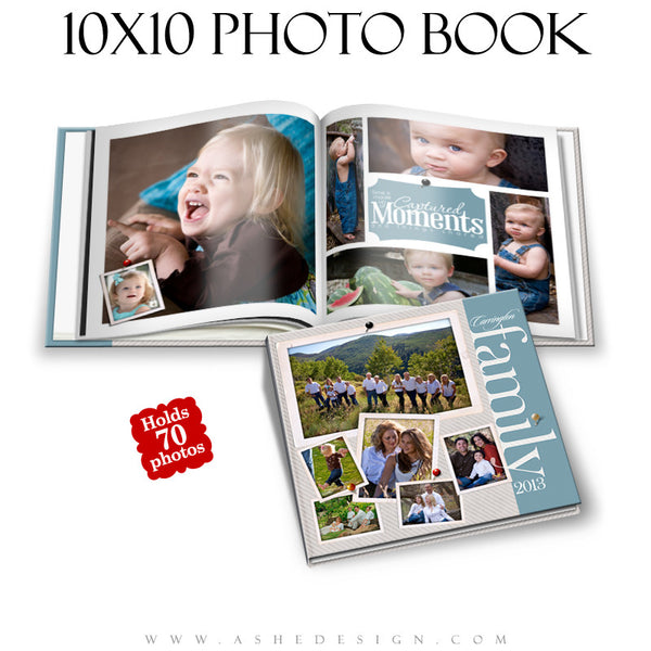 Photo Book Template (10x10) - Family Time