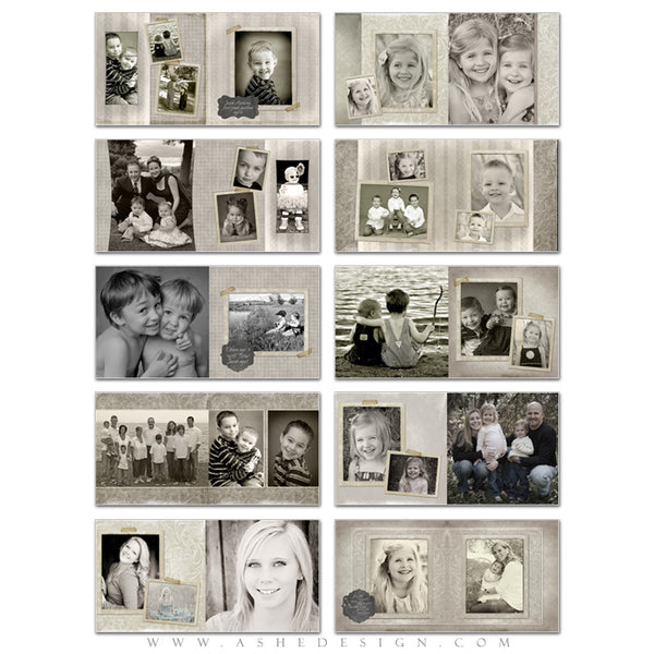 Photo Book Design Template (10x10) - Slateboard