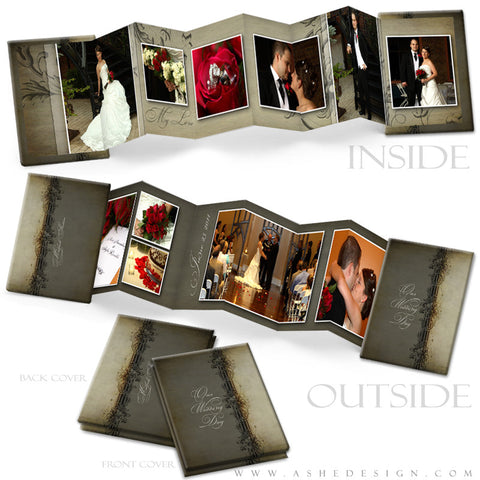 Photo Book Design Template (2.5x3.5 Wallet Accordion) - Maia Paige