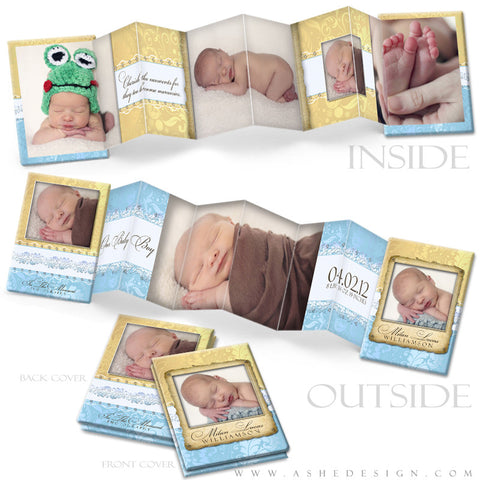 Photo Book Design Template (2.5x3.5 Wallet Accordion) - Milan Lucas
