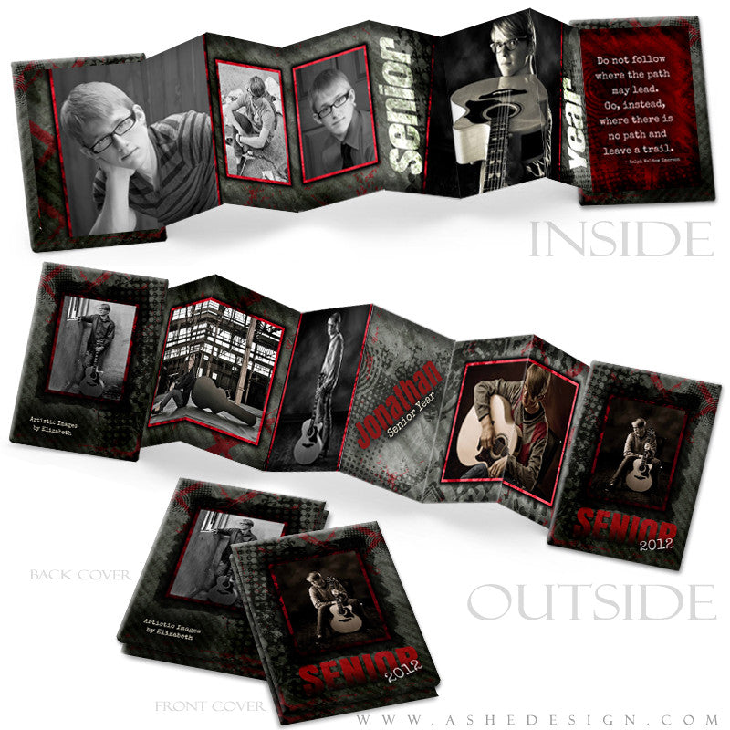 Photo Book Design Template (2.5x3.5 Wallet Accordion) - Special Elite