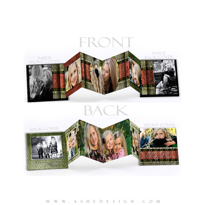 Accordion Mini Templates 3x3 | Christmas Keepsake