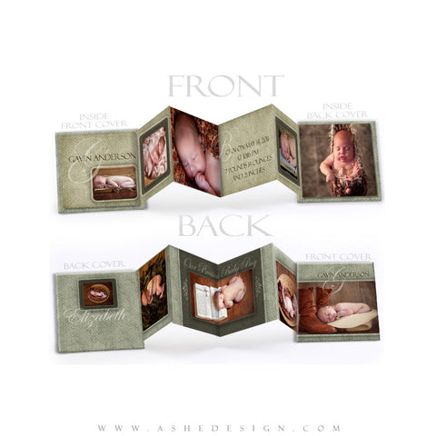 Baby Boy Photo Book Template (3x3 Accordion Mini) - Gavin Anderson